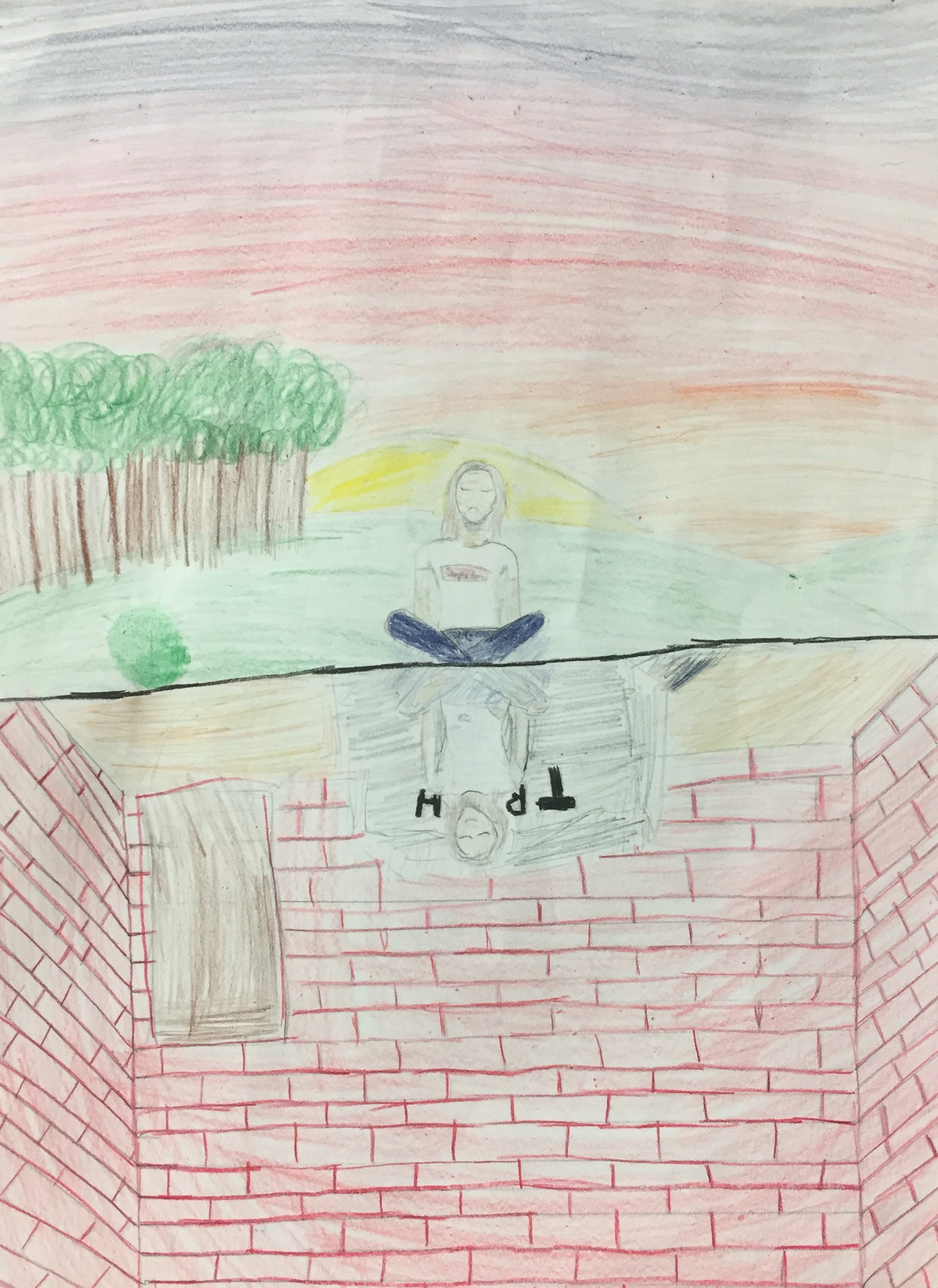 "Reflections" Brigit Grometer Pencil 5th Purdy NFS