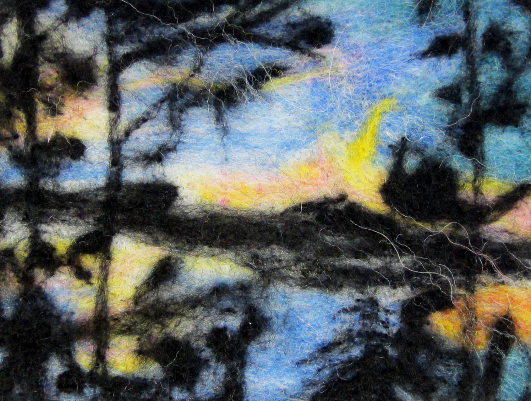 “Woodland Sunset” Cassandra C. Fibers 7th, FAMS NFS