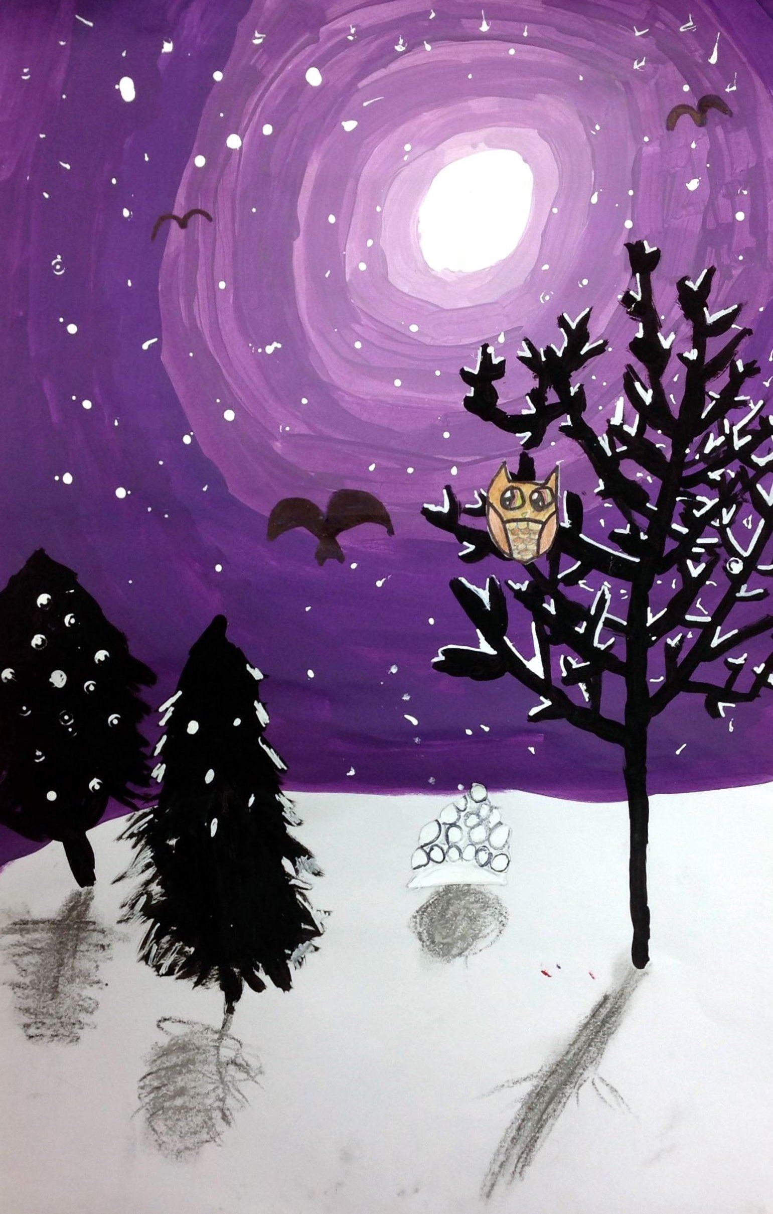 "Winter Wonderland" Catriona McCalmont Mixed Media 4th, Rockwell NFS