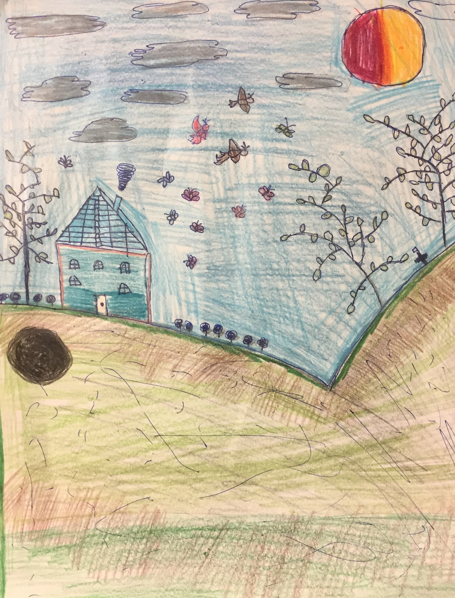 "Landscape" Christine Morales Ink 5th Purdy NFS