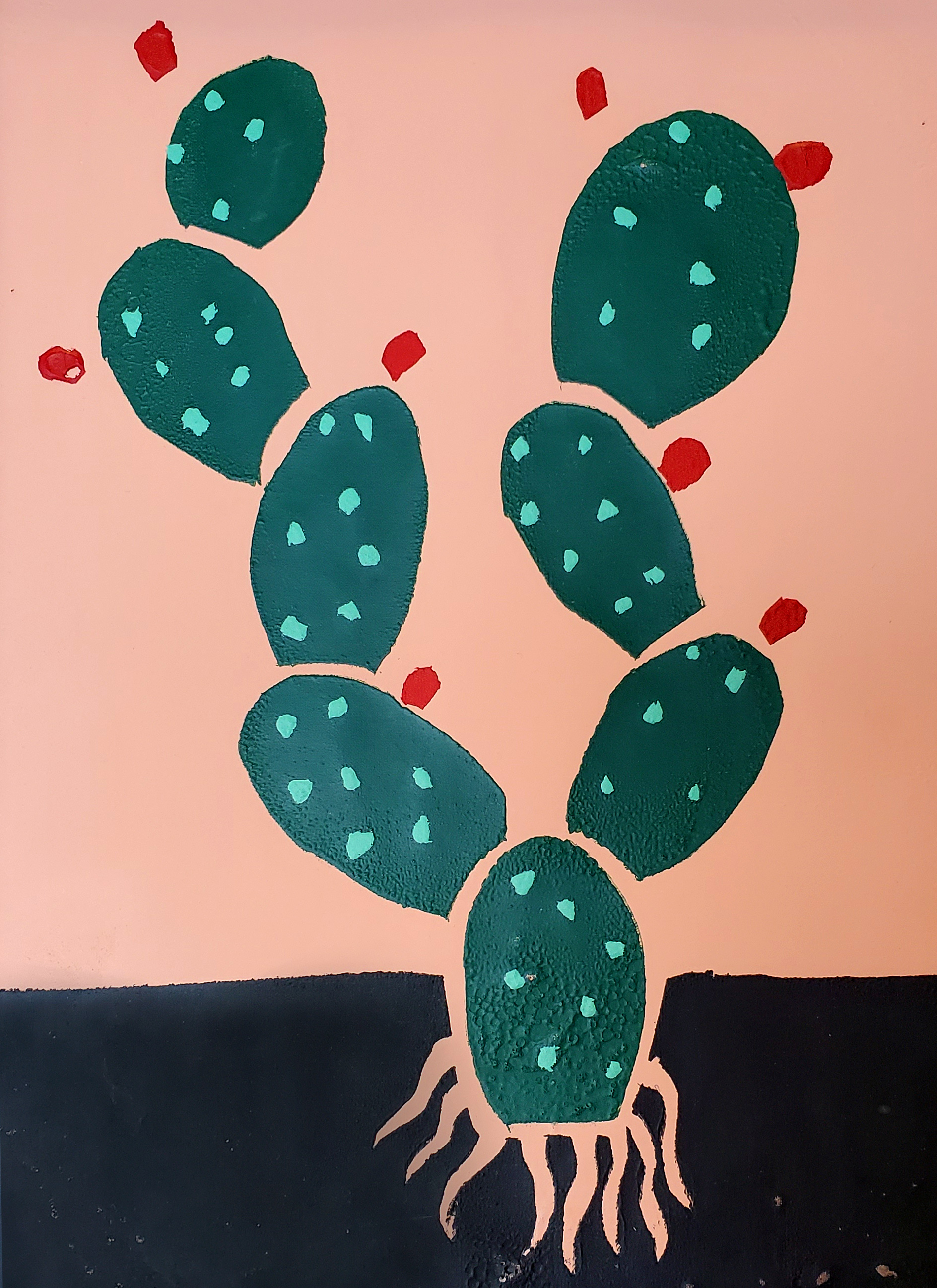 "Untitled" Raul D. Screen Print 8th, FAMS NFS