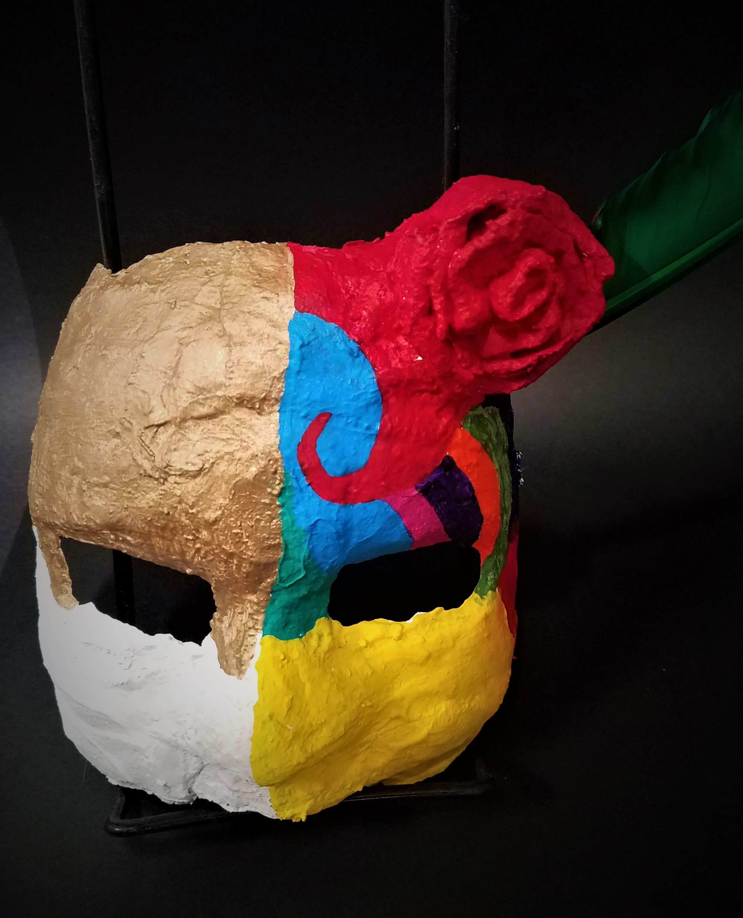 "Creative Spirit," Emily Torres, Plaster Craft and Acrylic, 5th, Luther, NFS
