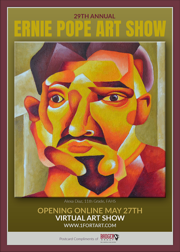 Ernie Pope Art Show Poster 2020