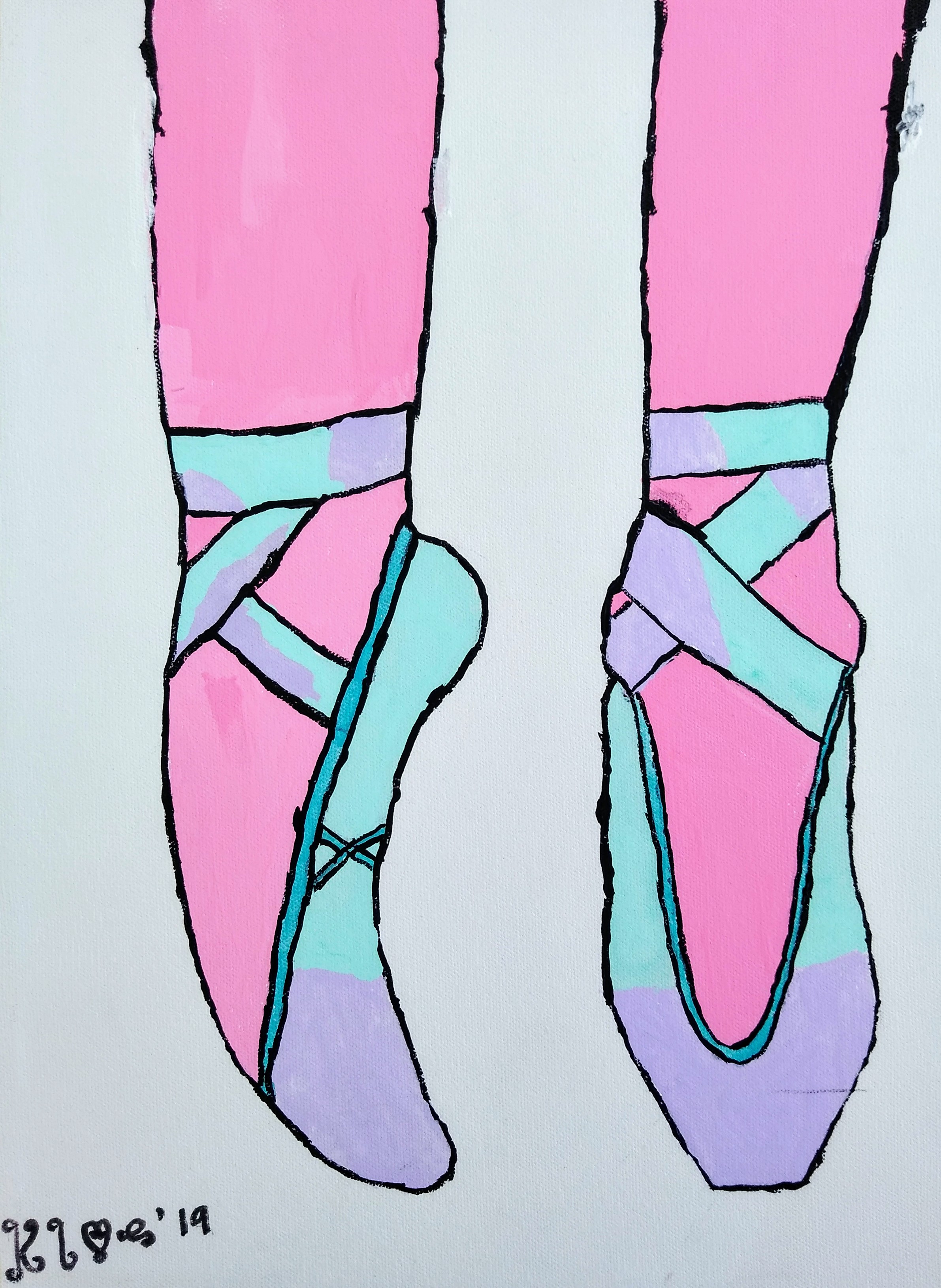 "Ballet is My Life" Kloe Figliuzzi Acrylic 4th Barrie NFS