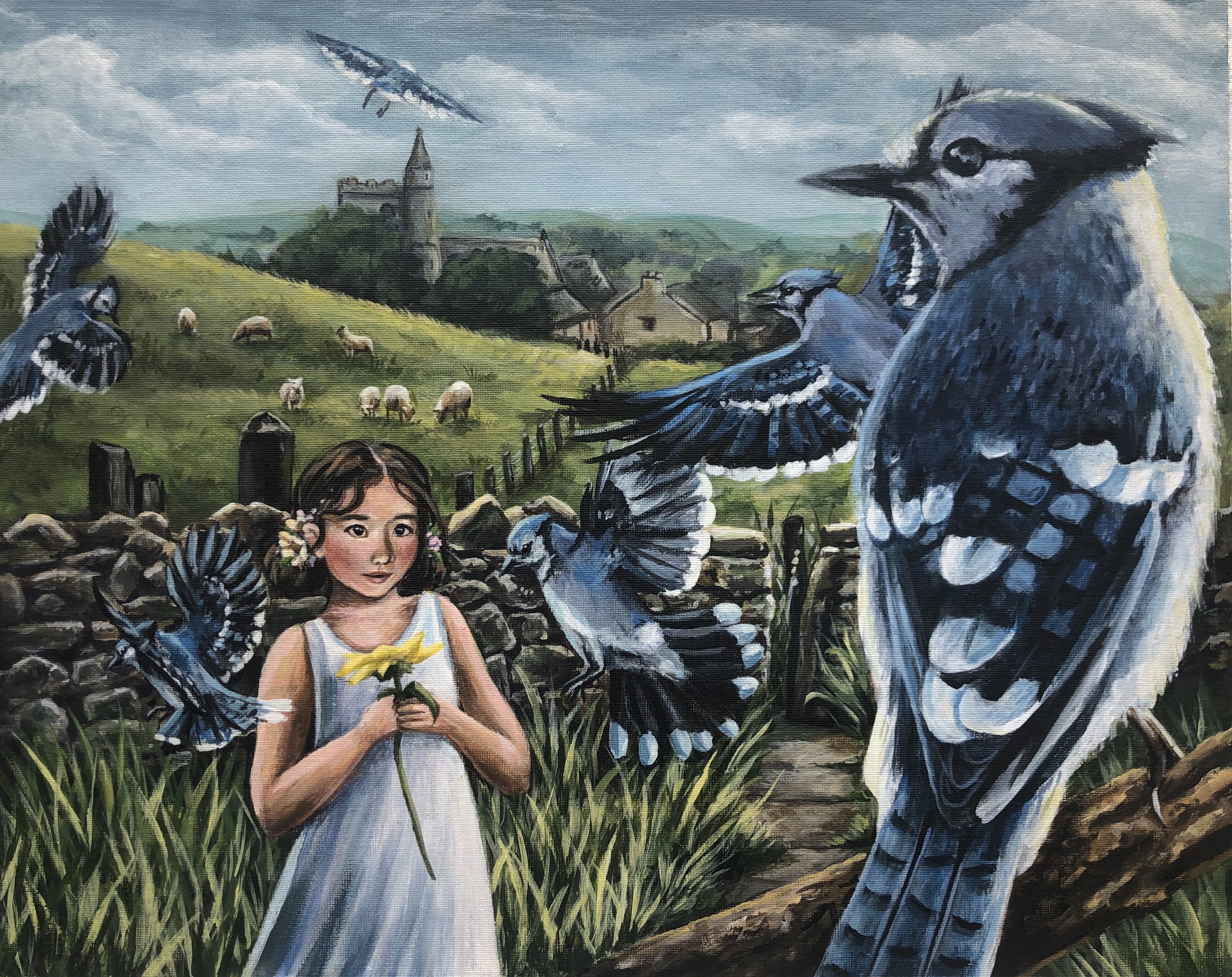 "Children's Curiosity" Maya Kish Acrylic Paint 12th, FAHS NFS