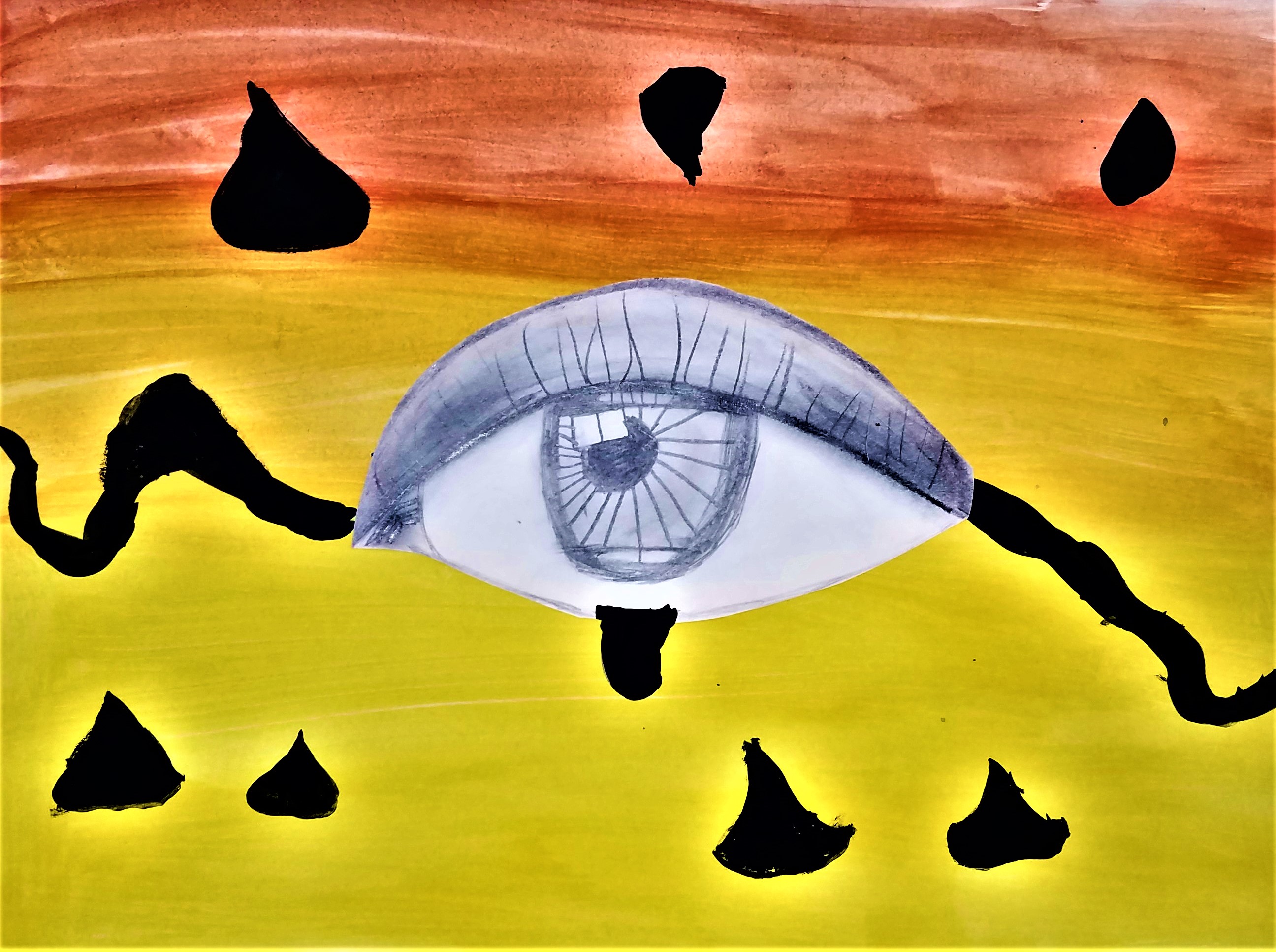 "Untitled," Katelyn Schroeder Mixed Media 5th, Luther NFS