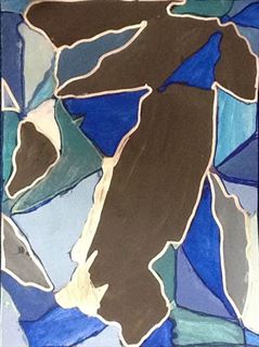"Untitled," Melanee Pick, Tempera, 5th, Luther, NFS