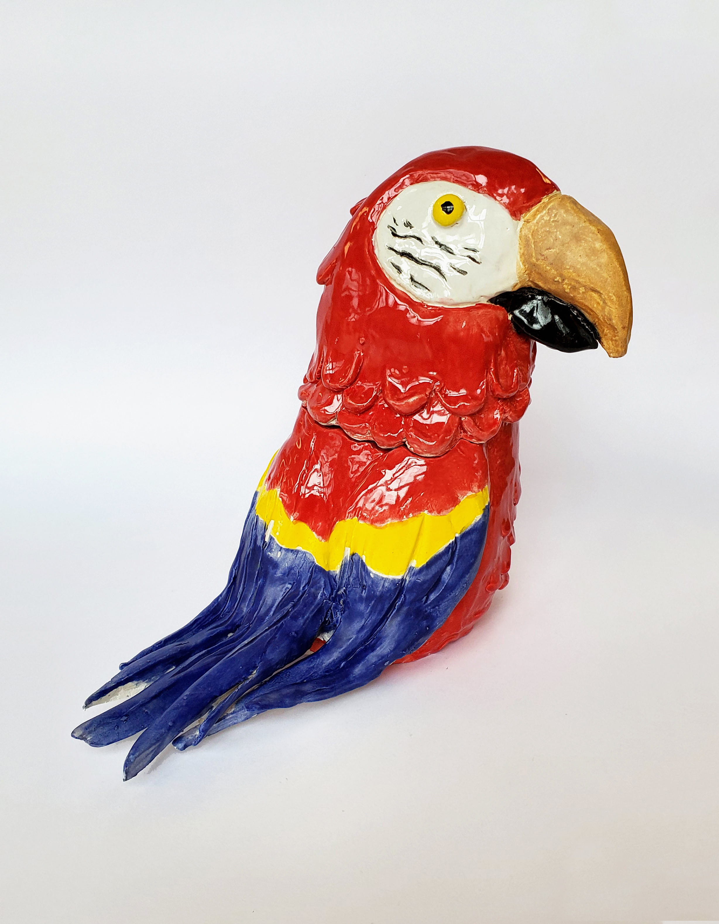 "Marco the Parrot" Ava S. Ceramic 8th, FAMS NFS