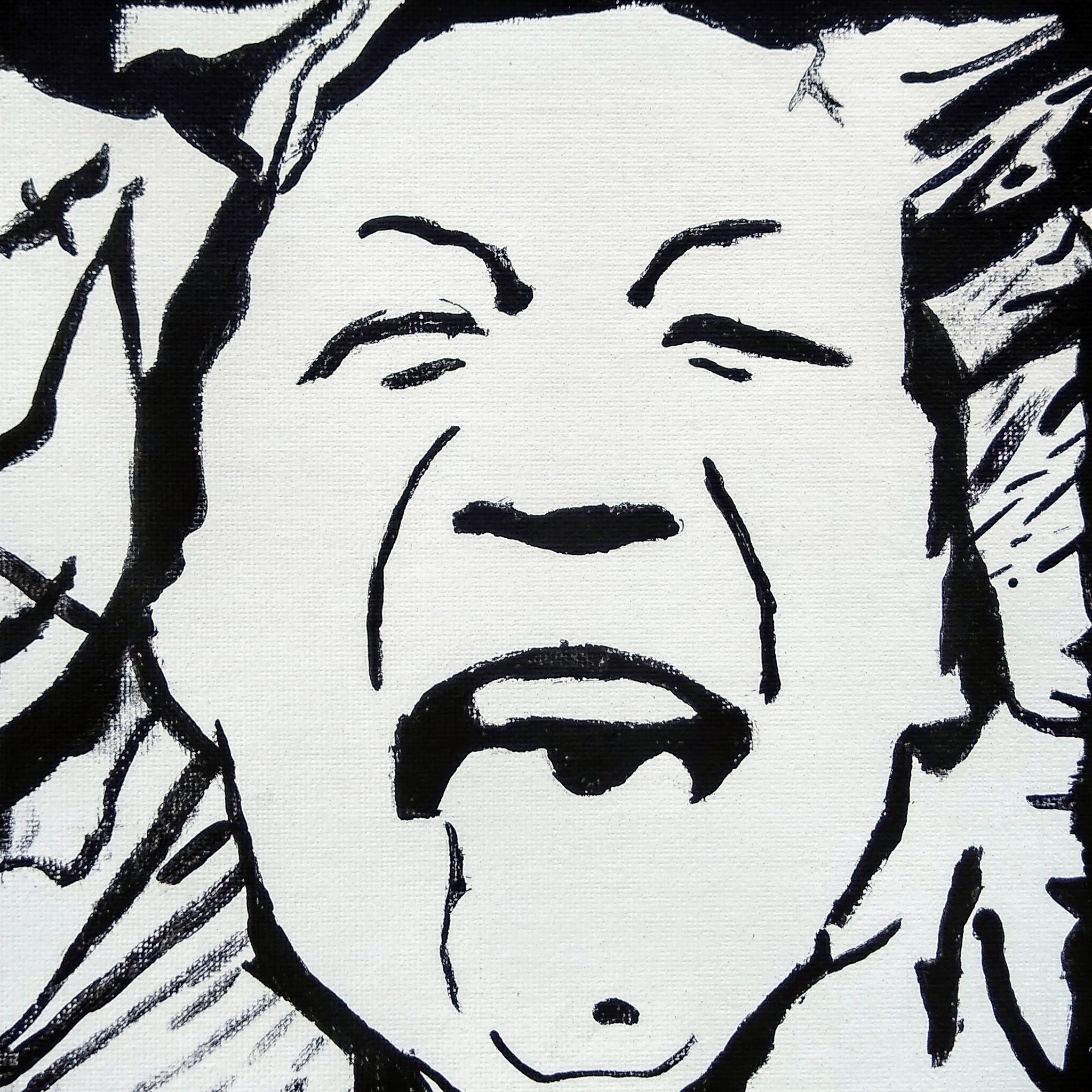 "Bad Hair Day" Azul Velazquez Castellanos Self-portrait / Acrylic on canvas board 5th Barrie NFS