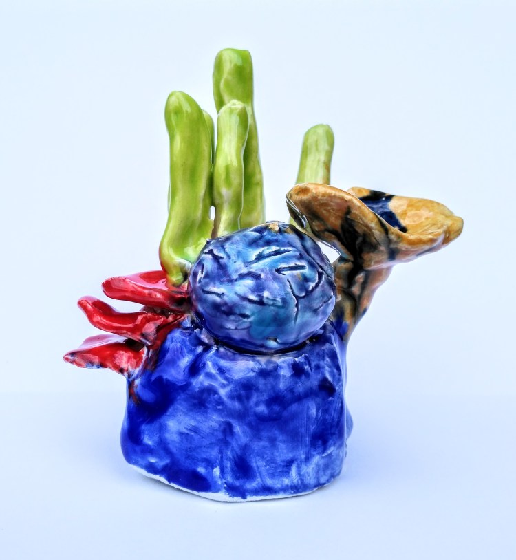 "Oceanic Coral," Anderson Dunford, Ceramic, 4 Barrie, NFS