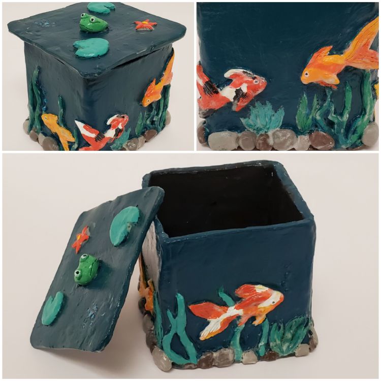 "Peaceful Pond," Daisy Heussner