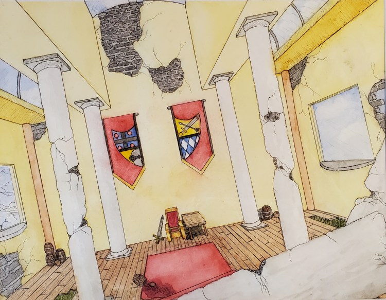 "The Deteriorating Hall," Eli Szabo