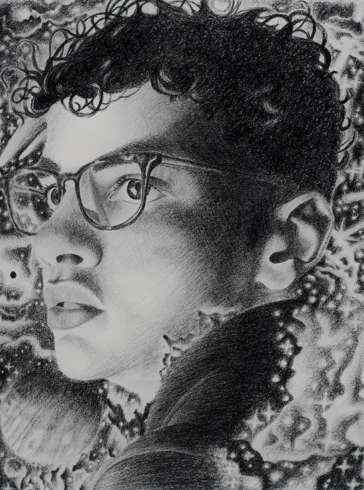 "Wonder," Jose Payano, Charcoal, 11 FAHS, NFS