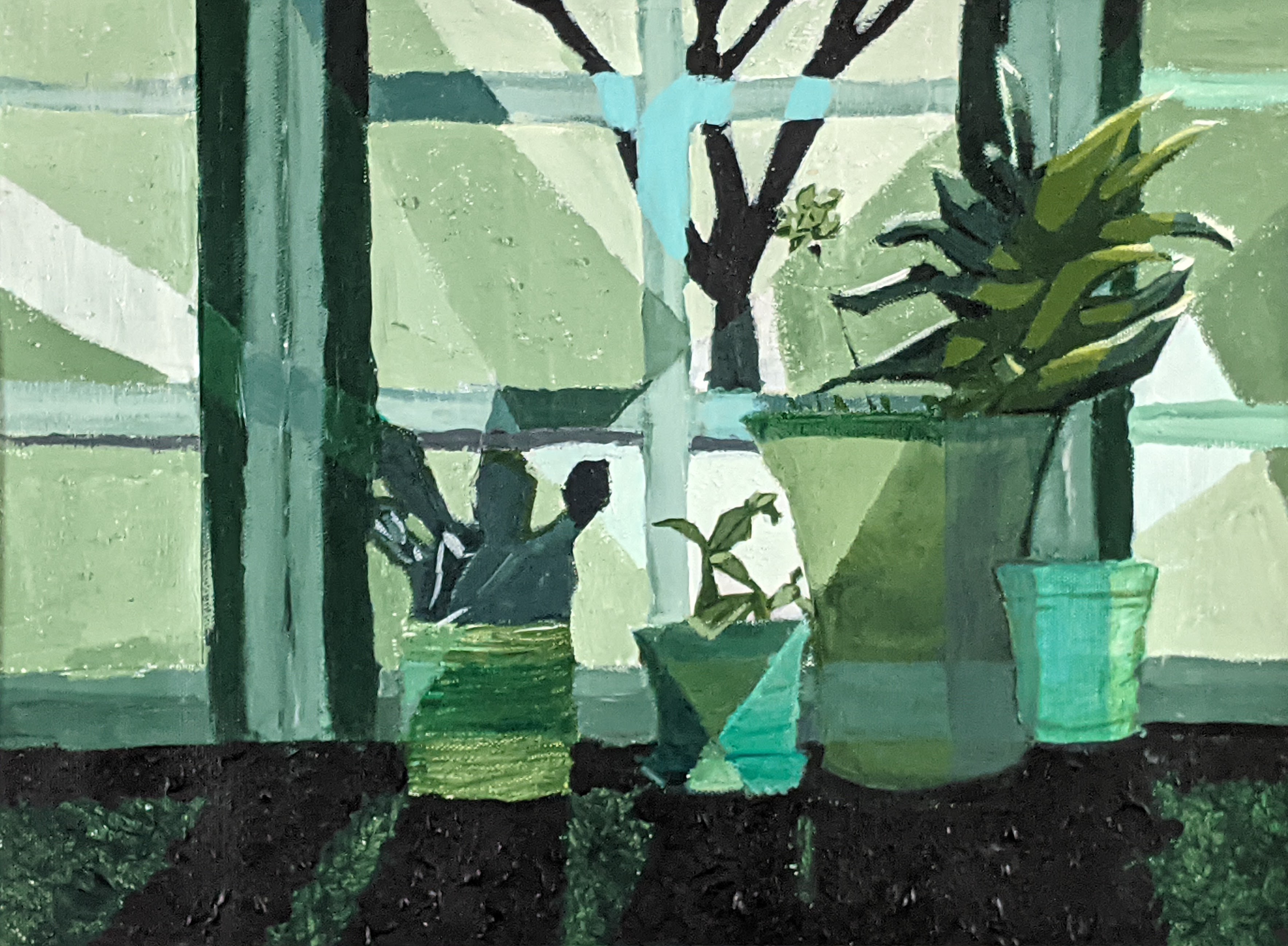 "Untitled Still Life," Nevenah Noh, Acrylic on Canvas, 9 FAHS, NFS