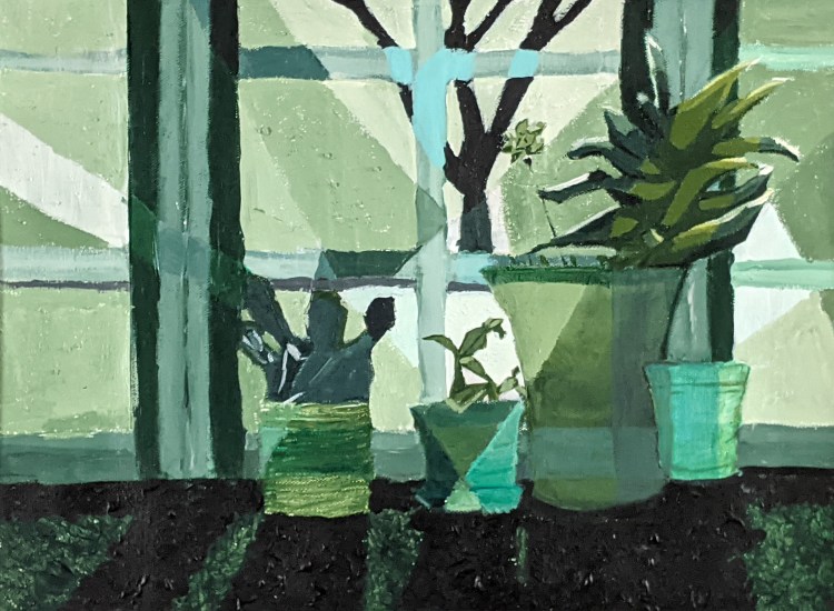 "Untitled Still Life," Nevenah Noh, Acrylic on Canvas, 9 FAHS, NFS