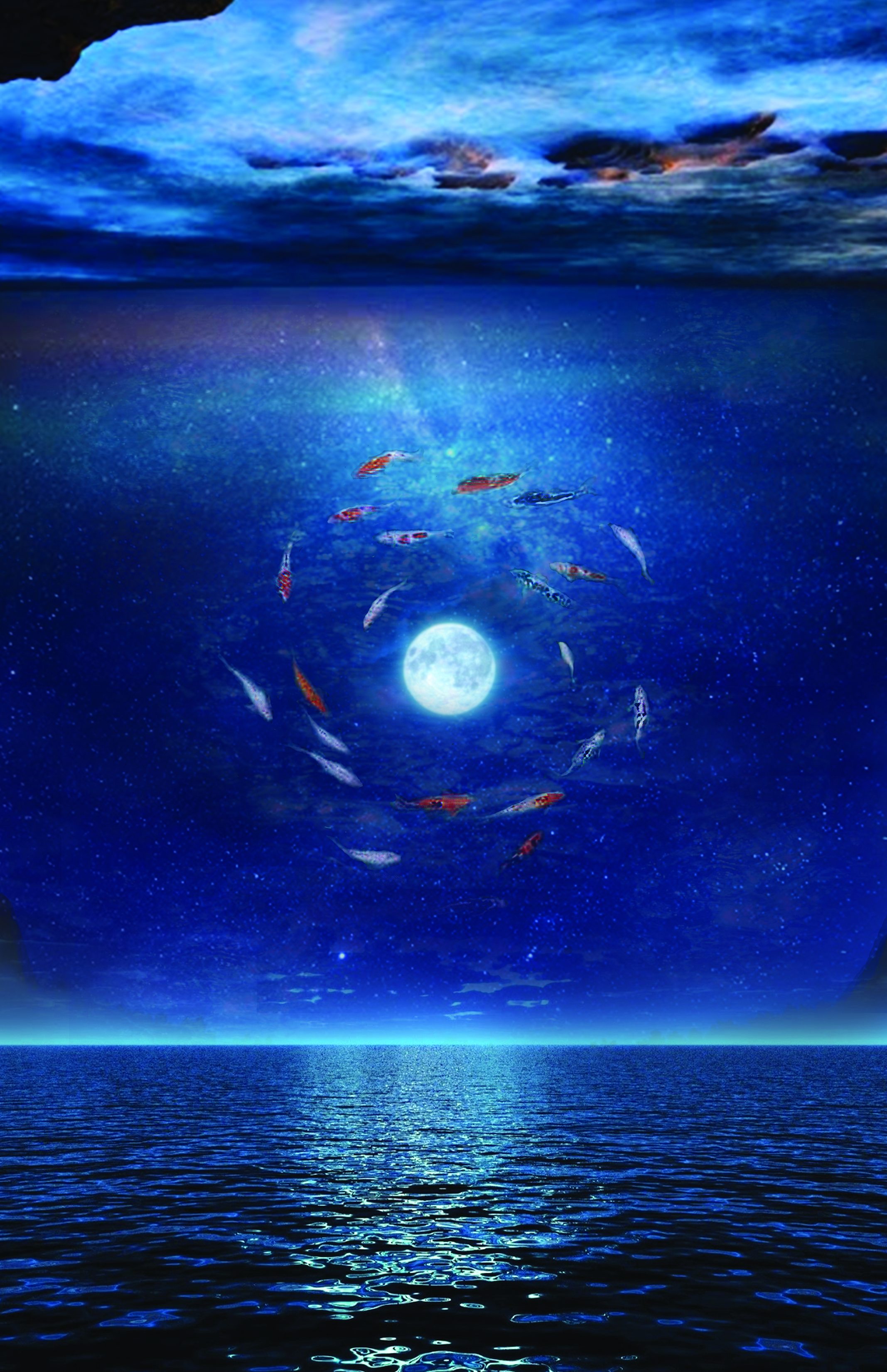 "Sky and Water," Raven Jahns, Digital Collage, 11 FAHS, $50