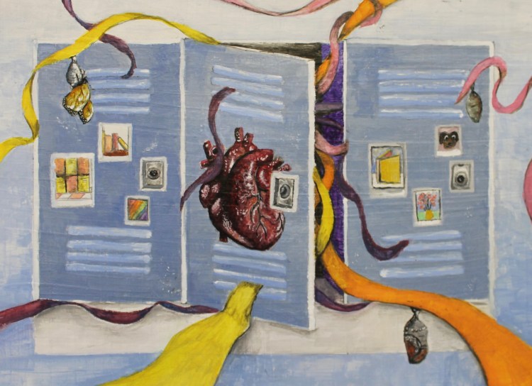 "Friendship," Savanna Pempek, Mixed Media, 12 FAHS, $75