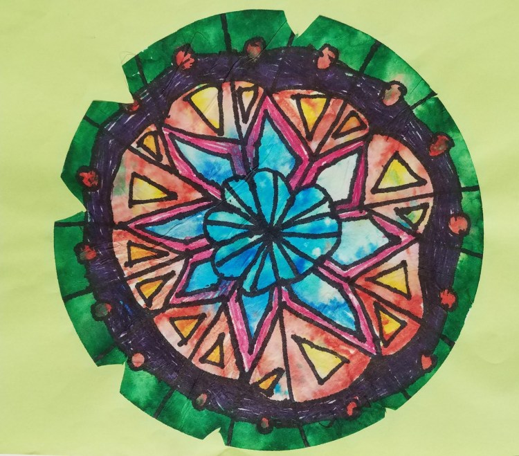 "Stained Glass", Savannah Welke, Mixed Media, 1 Luther, NFS