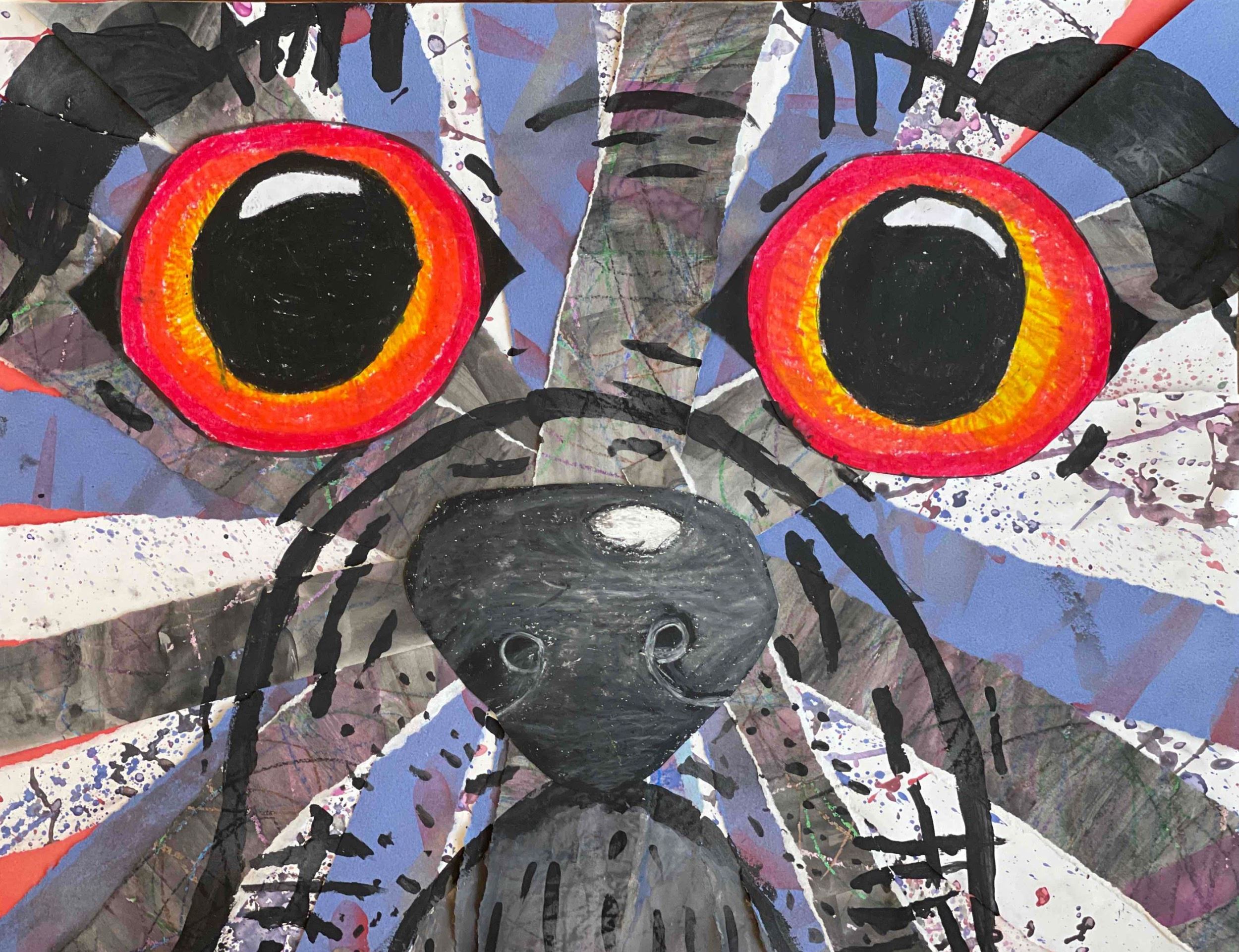 The Pug, Coraline Martinez, Mixed Media, 3rd Grade, Purdy, $50.00