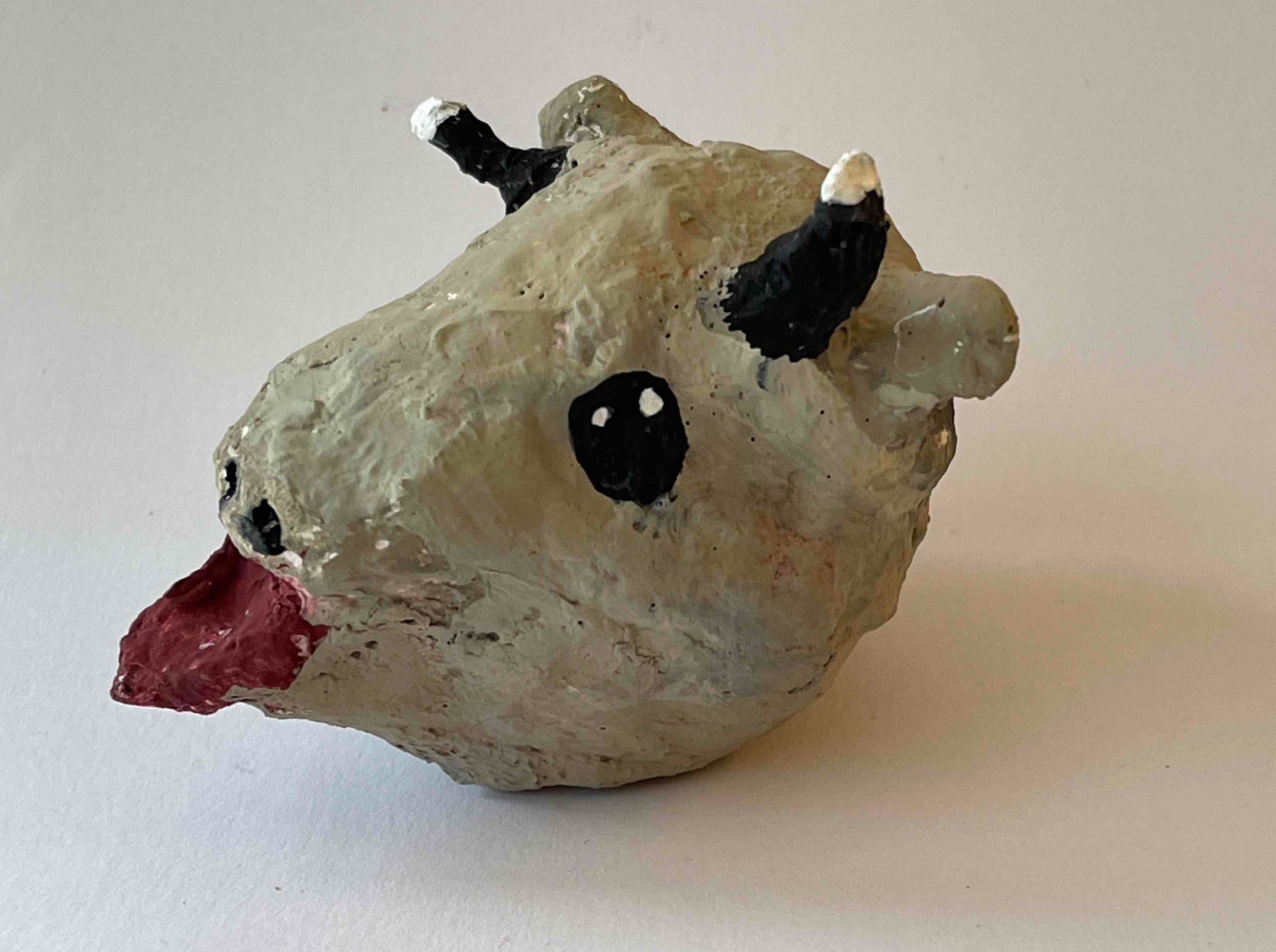 "Bucky the Bull," Henry Mulderink, Plaster and Acrylic, 5th Grade, Purdy, $30.00