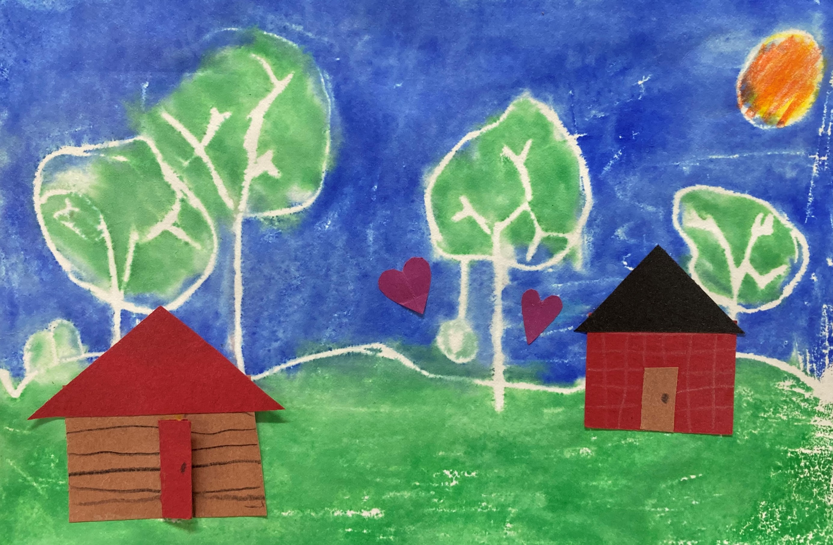 Being Kind, Yahir Payan Alvarado, Mixed Media, 2nd Grade, Luther, $10.00