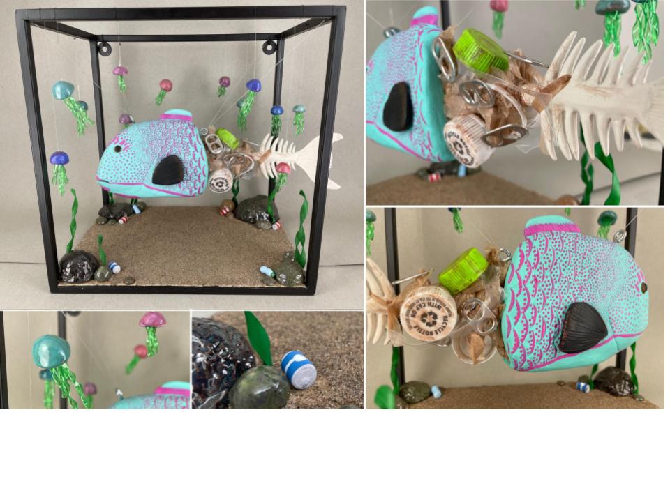 Lily Congdon 12th Grade Mixed Media Pollution Kills FAHS NFS