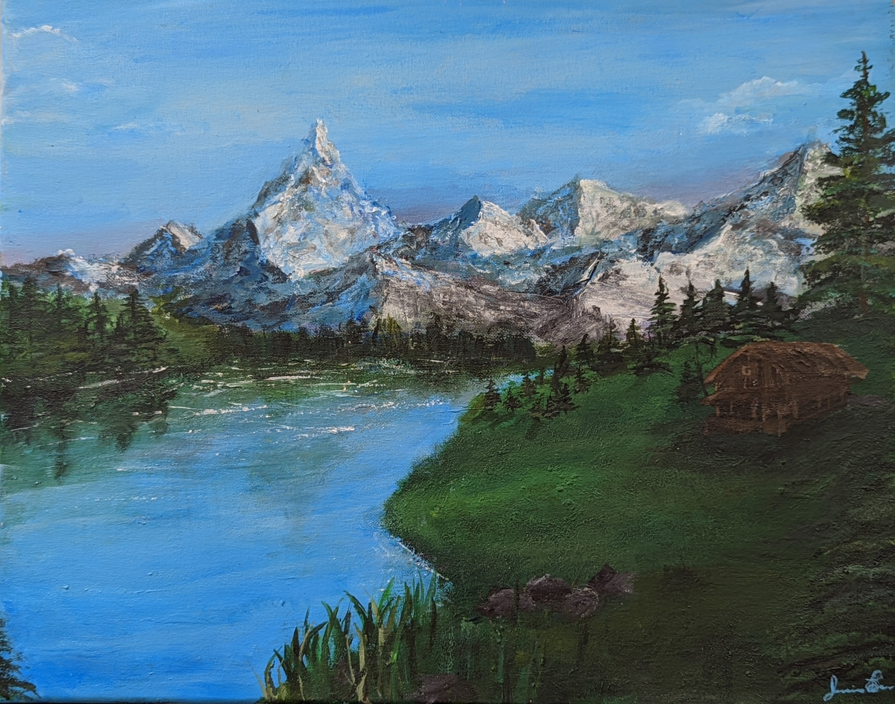 What Was Suppose To Be, Jessica Besch, Acrylic on Canvas, 9th Grade, FAHS, $190