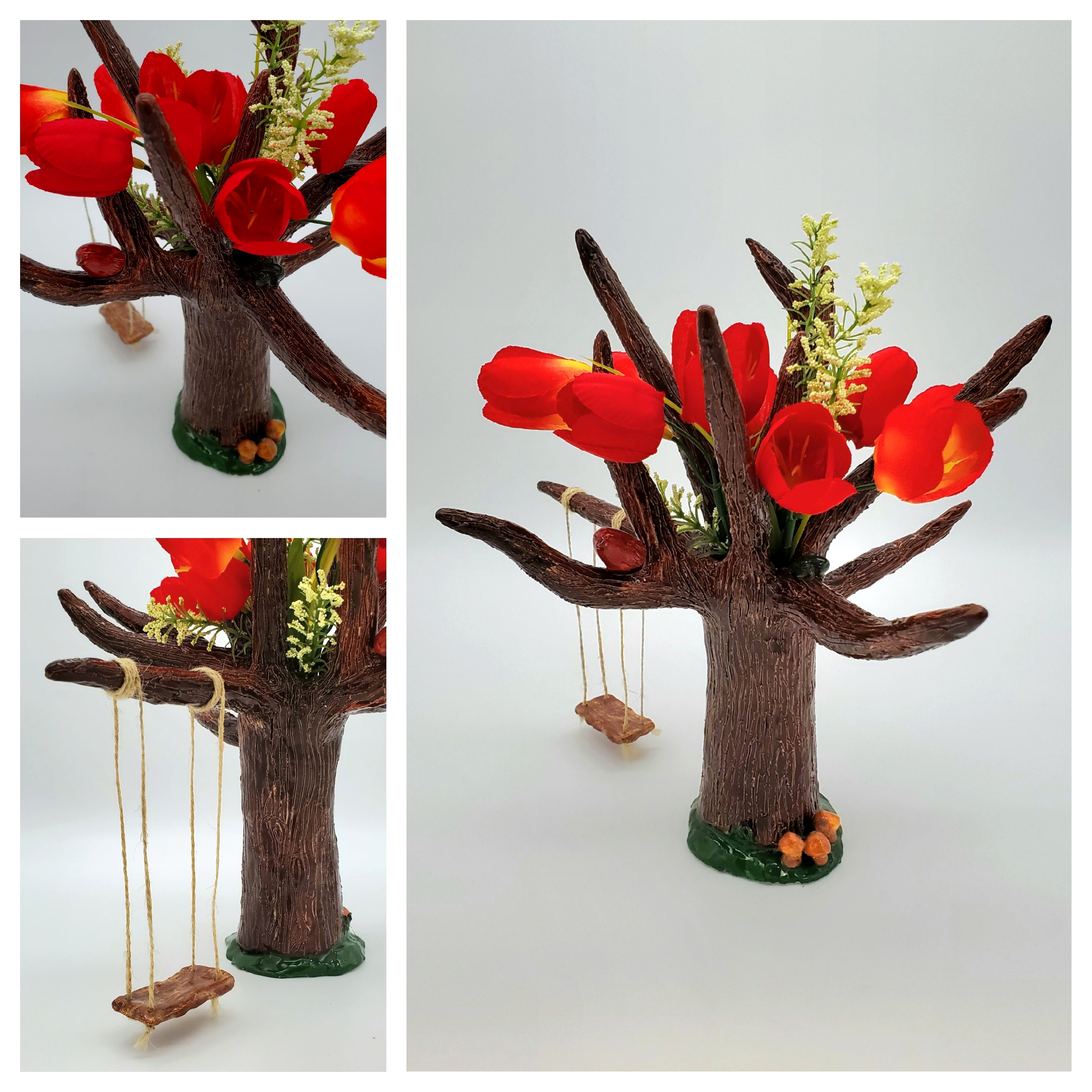 Tree Vase, Mackenna Farrell, Ceramic, 8th Grade, FAMS, NFS