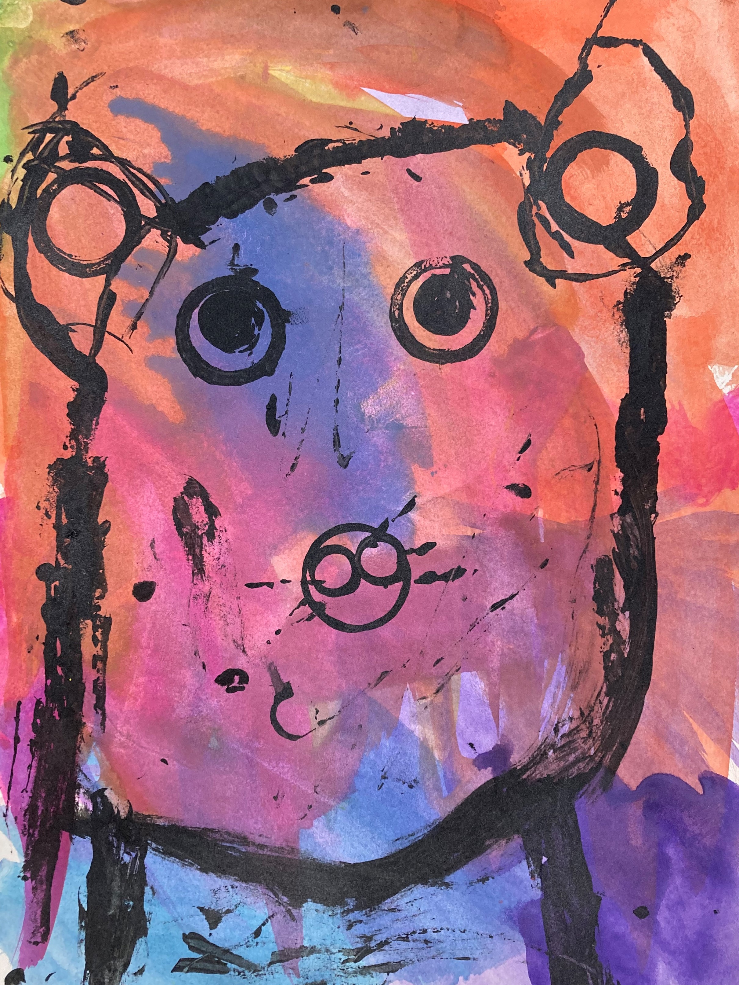 Muddy Pig, Anna Foerster, Tempera, Kindergarten, Luther, NFS
