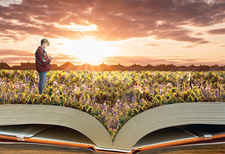 My Life is Like an Open Book, Caleb Strayer, Adobe Photoshop, 12th Grade, FASH, $50