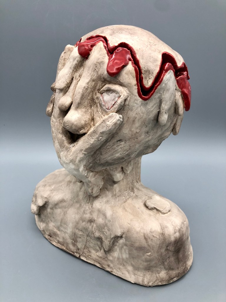 "My Blood, Sweat, and Tears," Adriana Portugal, Ceramics, 8th Grade, NFS