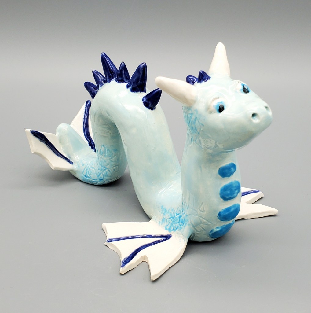 "Sea Serpent Sailia ," Callie Enger, Ceramic, 8th Grade, FAMS, NFS