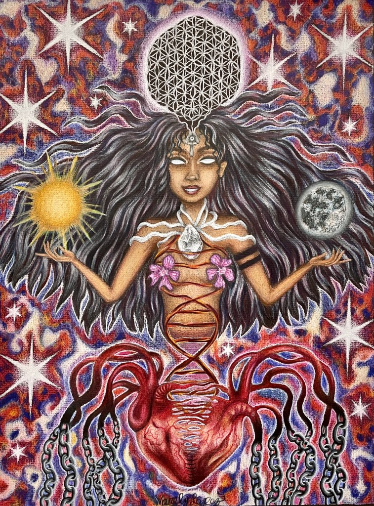 Cosmic Love Varely Lopez 11th Grade Prismacolor Pencils FAHS NFS