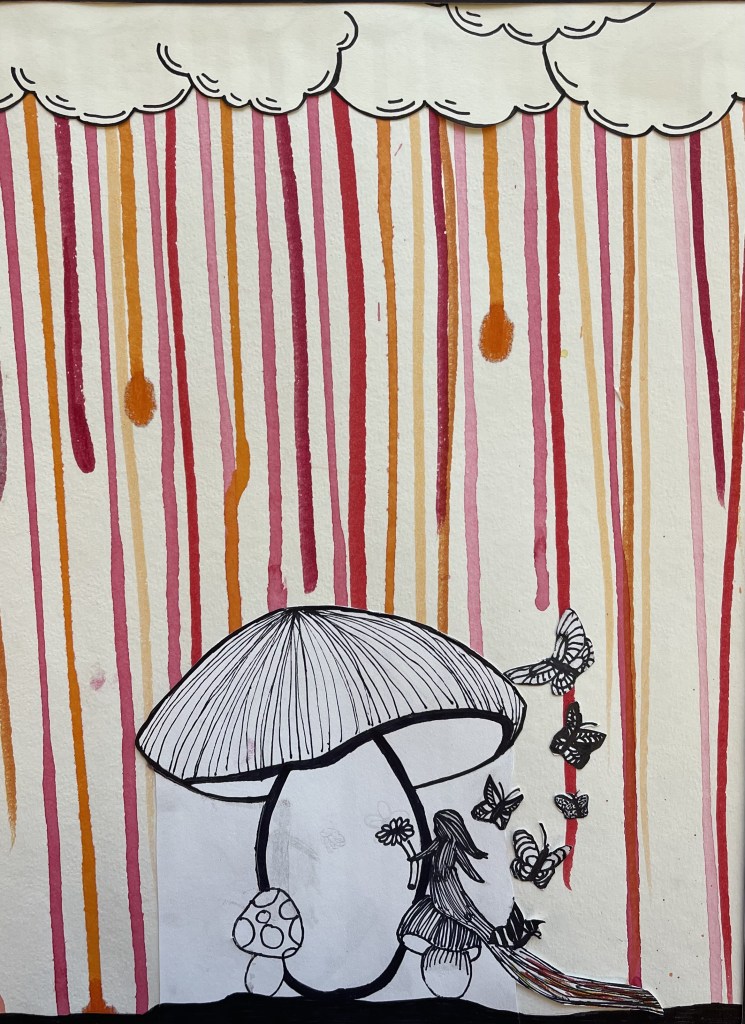 "Wonderland," Blake Sampson, Mixed Media, 5th Grade, Purdy, $35