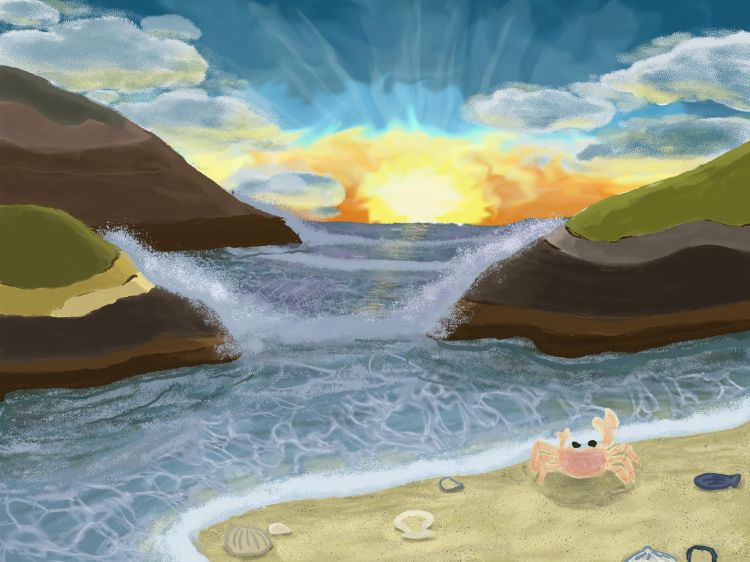 Crab's Paradise Kjersti Gadberry 12 Digital Art FAHS NFS