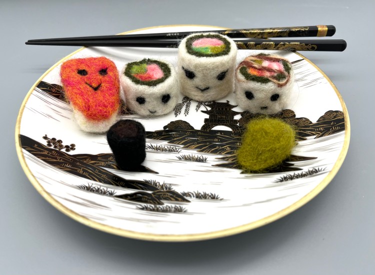 "Sushi's Emotions", Eve Oakley, Fibers, 7, FAMS, NFS