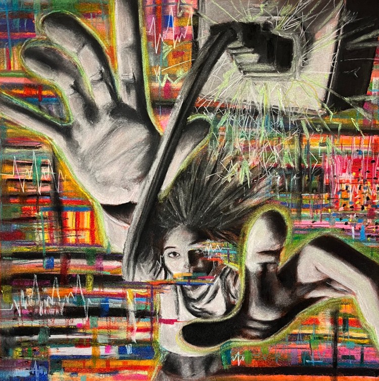 Static Spark Joely Mack 10 Mixed Media FAHS NFS Mrs. Szabo