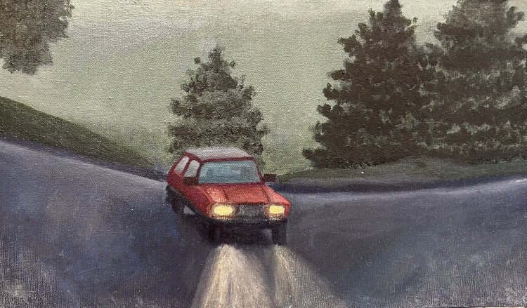 Headlights Alex Squires 10 Oil Painting FAHS NFS