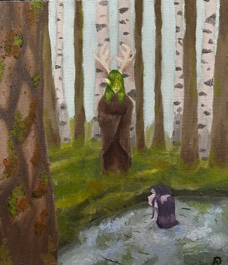 Paracosm Amelia Debilzen 10 Oil Painting FAHS NFS