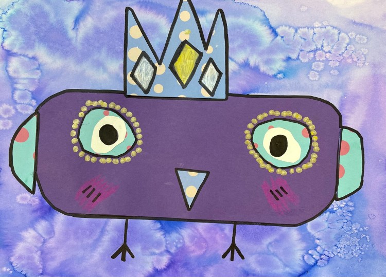 Mr. Squiggles Archer Dauck 2 Mixed Media Purdy $20