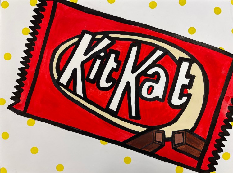 The Kit Kat Catastrophe Kendall Hill 4 Tempera Purdy $50