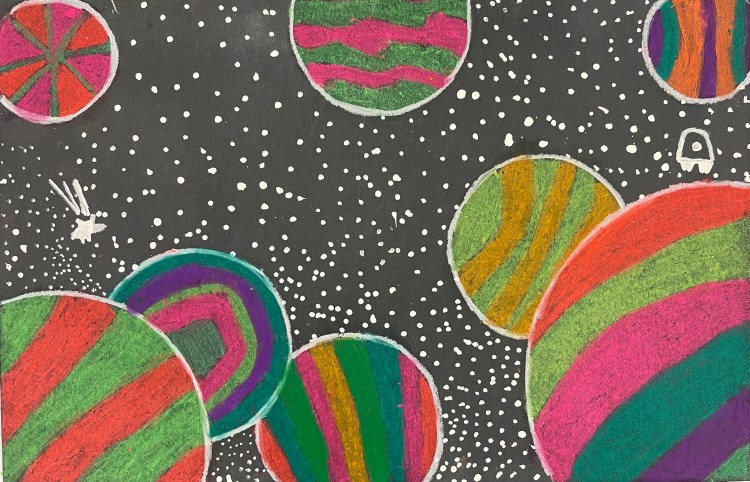 Galaxy Wonders Alex Krause 1 Mixed Media Rockwell NFS