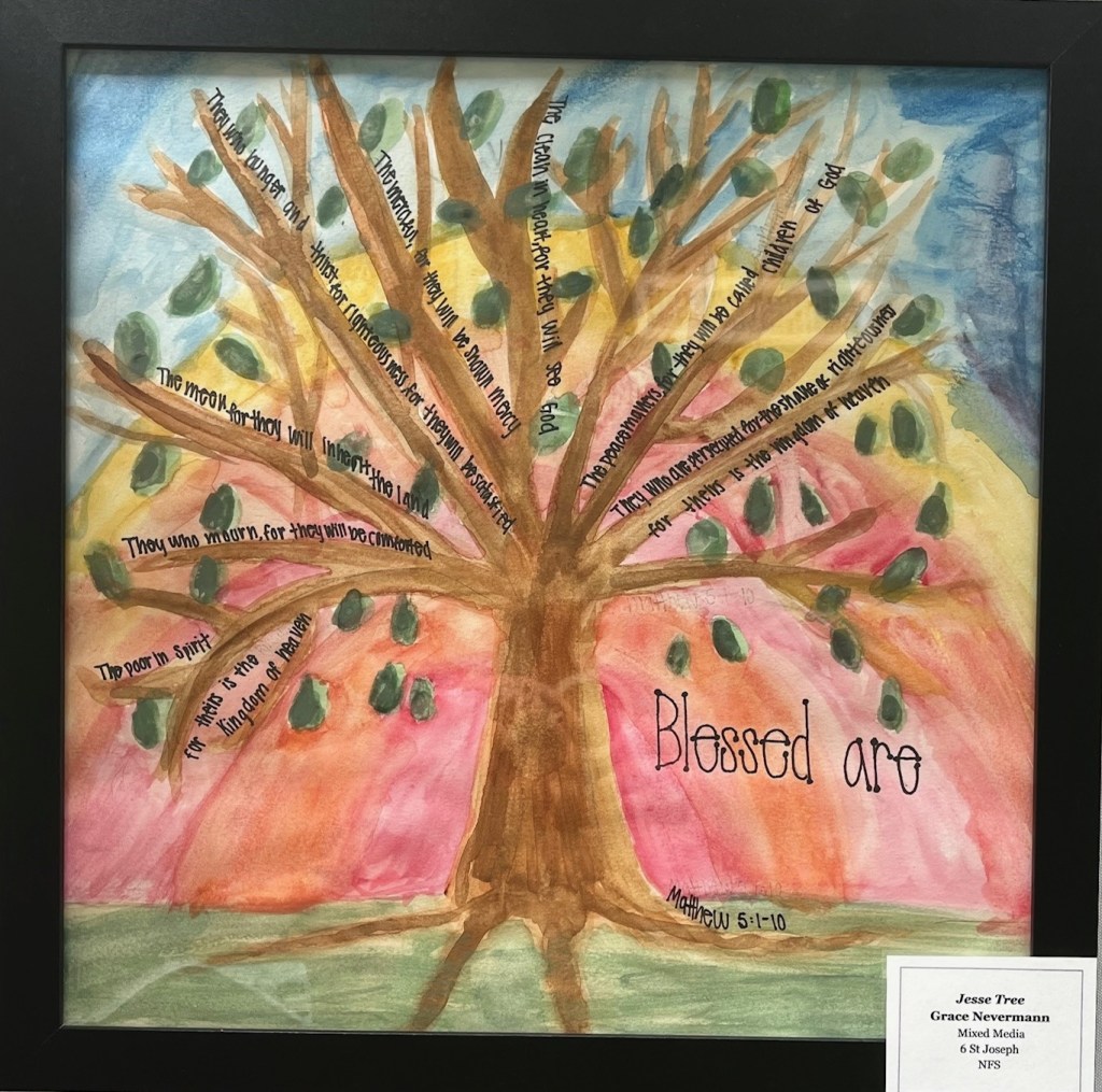 Jesse Tree Grace Nevermann 6 Mixed Media St. Joseph NFS