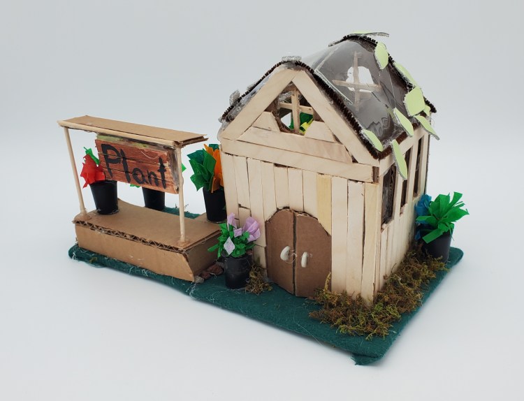 "Greenhouse," Lydea Becker, Mixed Media, 6th Grade, FAMS, $45