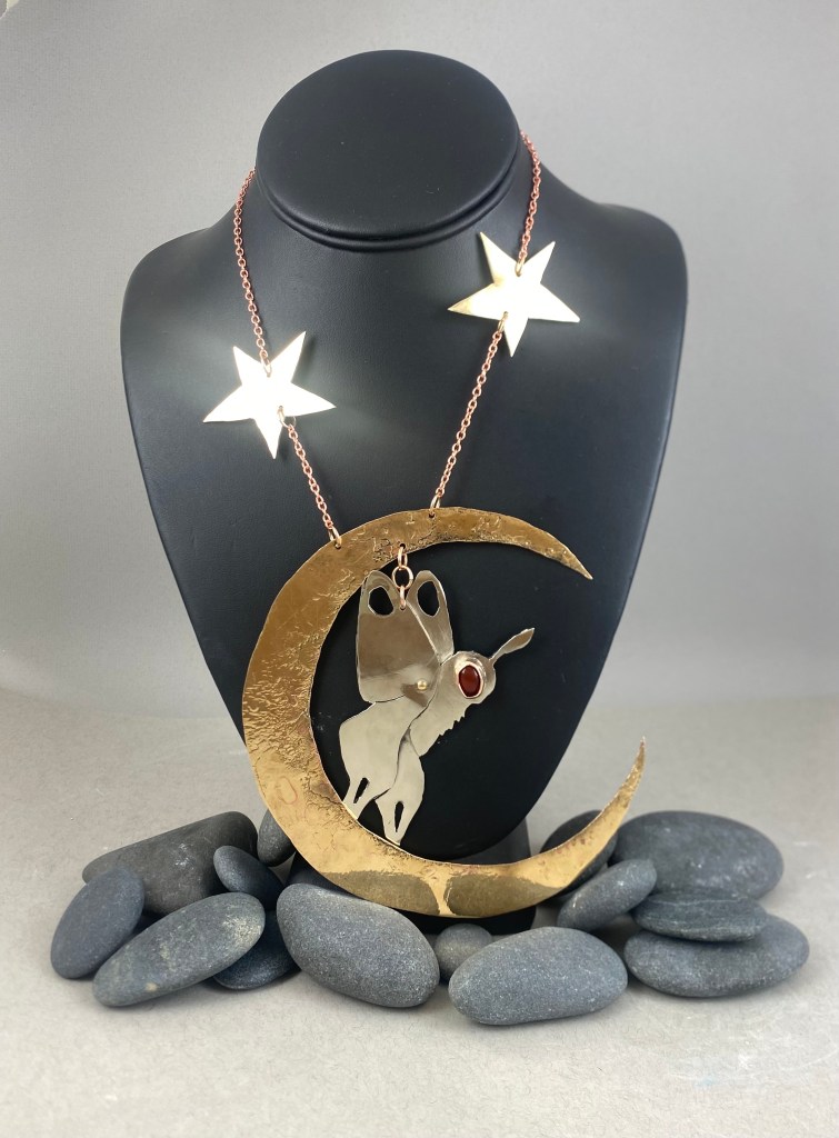 My Creature Amelia Deblizen 10 Brass, Copper, Nickle, Carnelian FAHS NFS