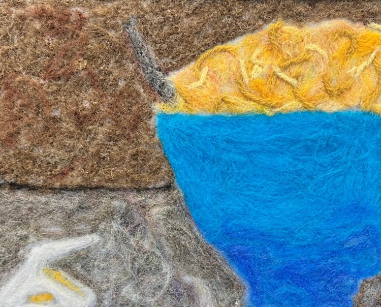 "Mac N Cheese", Shauna Ebbert, Fibers, 7, FAMS, NFS