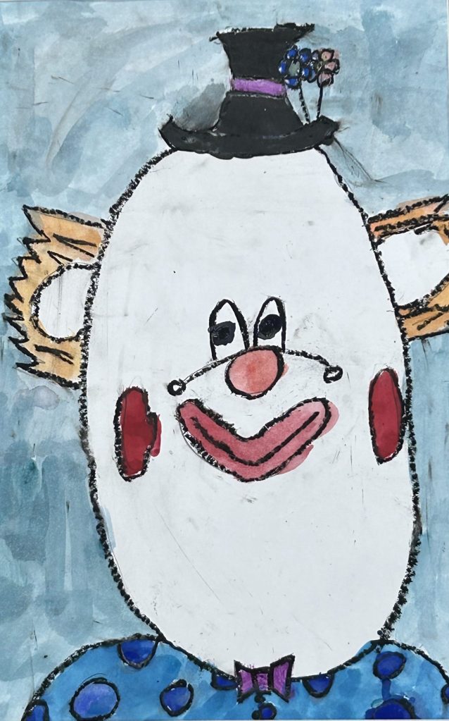 Clowning Around Noah Tess 1 Watercolor & Pastel St. Joseph NFS