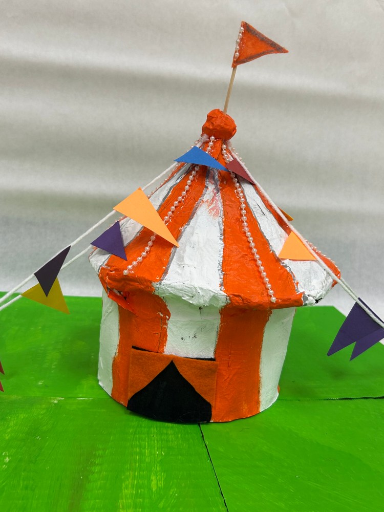 Under the Big Top Ella Nevermann 4 Mixed Media St. Joseph NFS