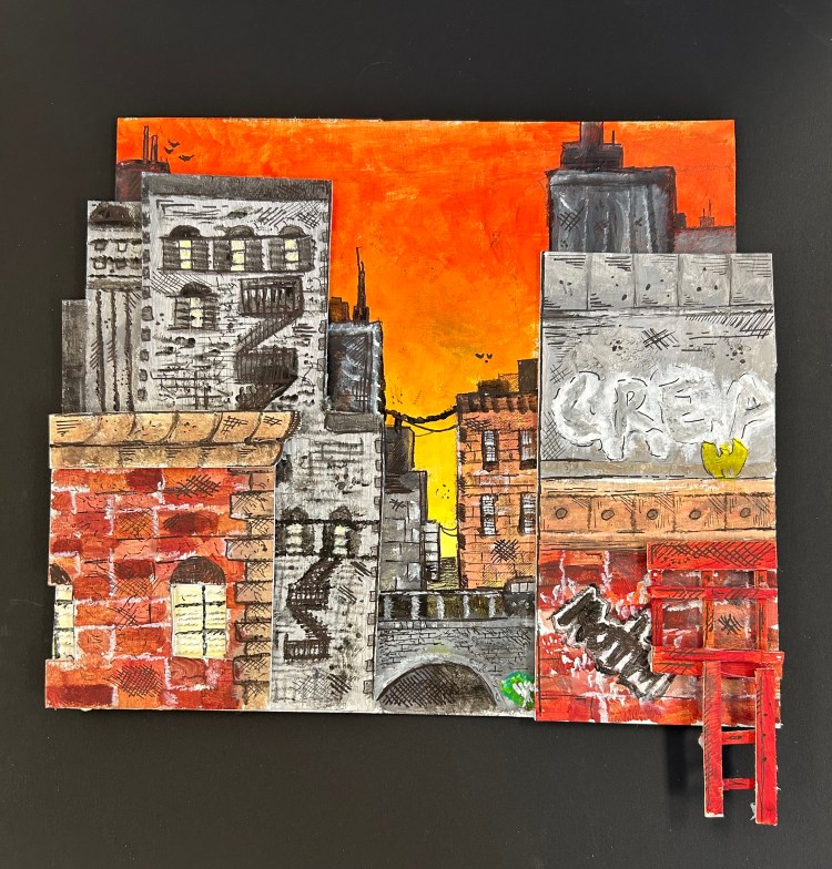 Beez Braden Ardnt Acrylic & Ink 11 FAHS $100