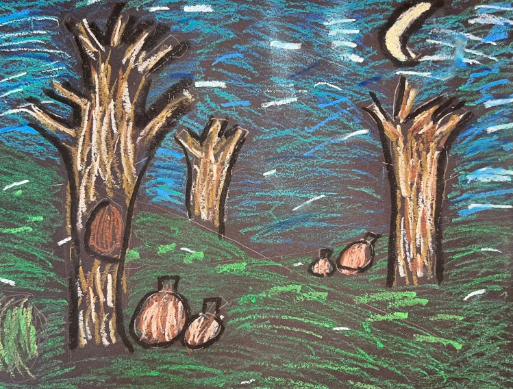 Pumpkin Patch Adelaide Cheek 2 Oil Pastel Barrie NFS